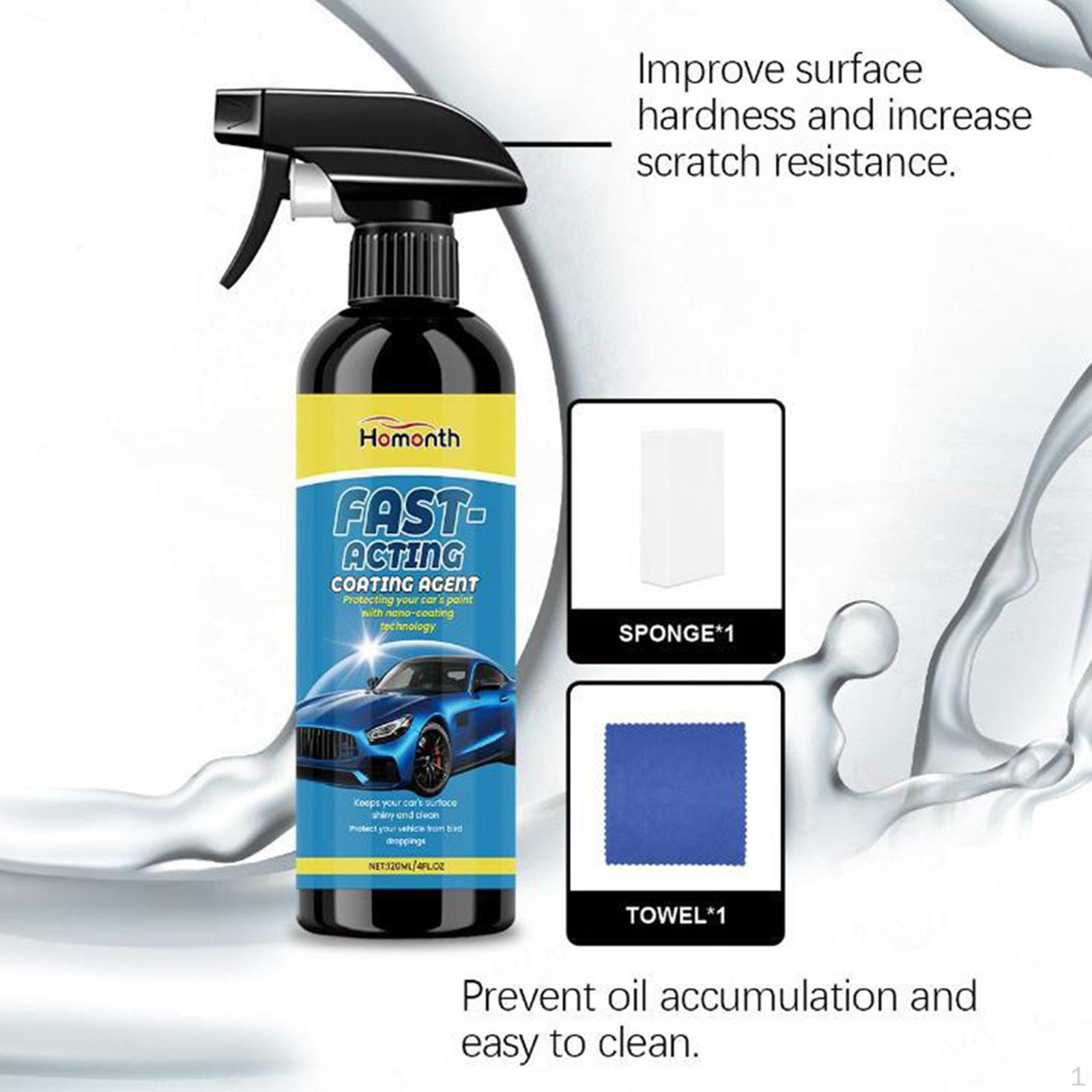 Car Coating Effect Agent 120ml Renew Spray Multifunctional for Automobile Detailing
Car Coating Effect Agent 120ml Renew Spray Multifunctional for Automobile Detailing