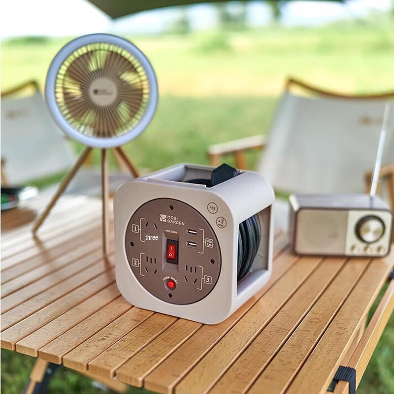 Mobi Garden Outdoor Camping Cable Reel with Extension Socket
Mobi Garden Outdoor Camping Cable Reel with Extension Socket