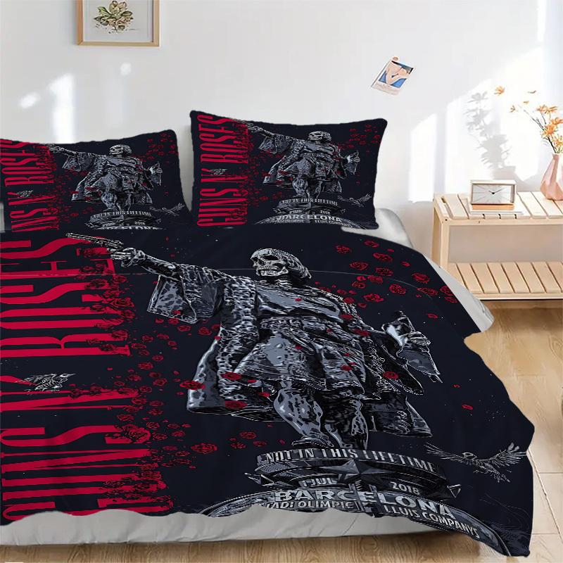 3pcs Guns N Roses Bedding Set. Soft and Comfortable with No Core Included (1x Duvet Cover + 2x Pillow Covers) yy251031083 135x200cm
3pcs Guns N Roses Bedding Set. Soft and Comfortable with No Core Included (1x Duvet Cover + 2x Pillow Covers) yy251031083 135x200cm