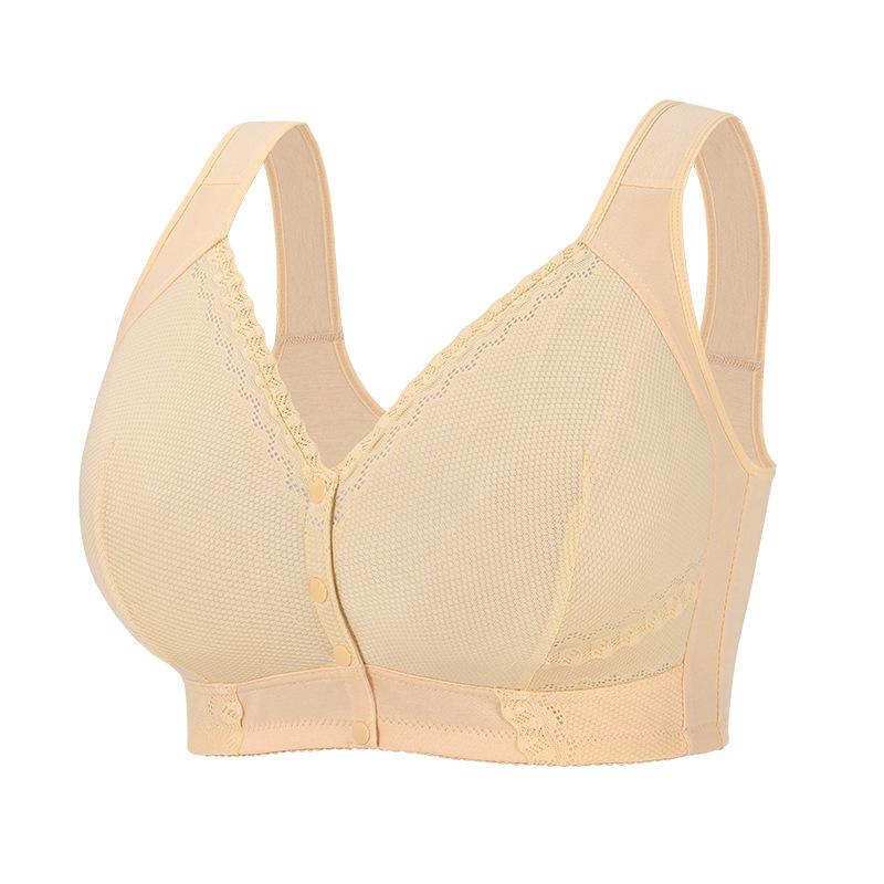 C-F cup super large size bra popular European and American size steel rimless vest fashion lace front buckle underwear 38/85C
C-F cup super large size bra popular European and American size steel rimless vest fashion lace front buckle underwear 38/85C