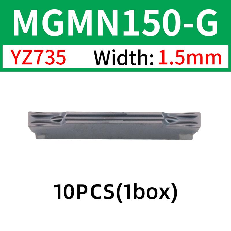 YZ735 Premium Hard Alloy Carbide Grooving Inserts - MGMN 150/200/300 M/400 CNC Slotting Tool for Stainless Steel MGMN150-G YZ735
YZ735 Premium Hard Alloy Carbide Grooving Inserts - MGMN 150/200/300 M/400 CNC Slotting Tool for Stainless Steel MGMN150-G YZ735