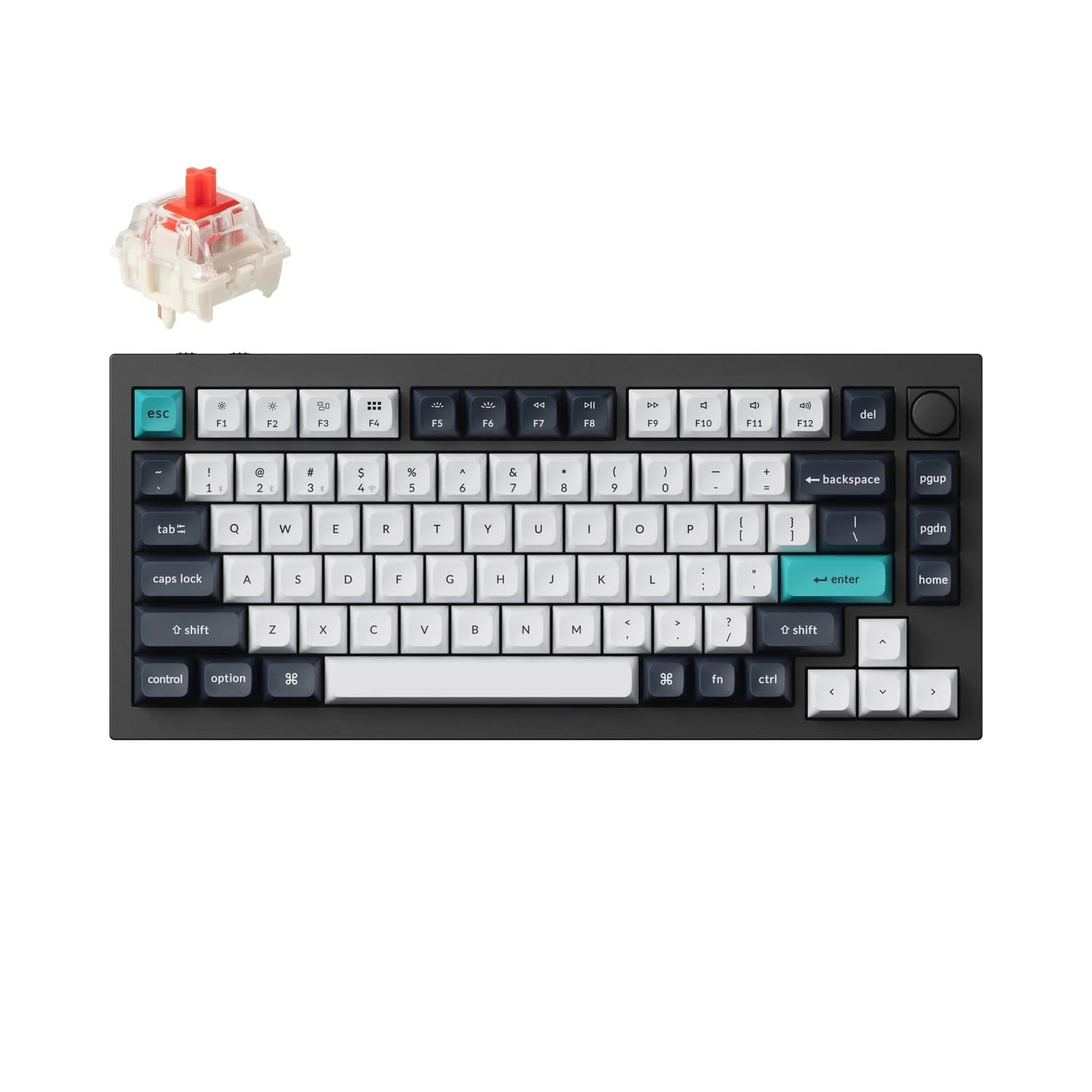 Q1 Max Wireless Custom Mechanical US RGB Gateron Jupiter Mechanical with Mac Windows Linux Gateron Jupiter Mechanical Red Switch [Keychron QMK/VIA
Q1 Max Wireless Custom Mechanical US RGB Gateron Jupiter Mechanical with Mac Windows Linux Gateron Jupiter Mechanical Red Switch [Keychron QMK/VIA