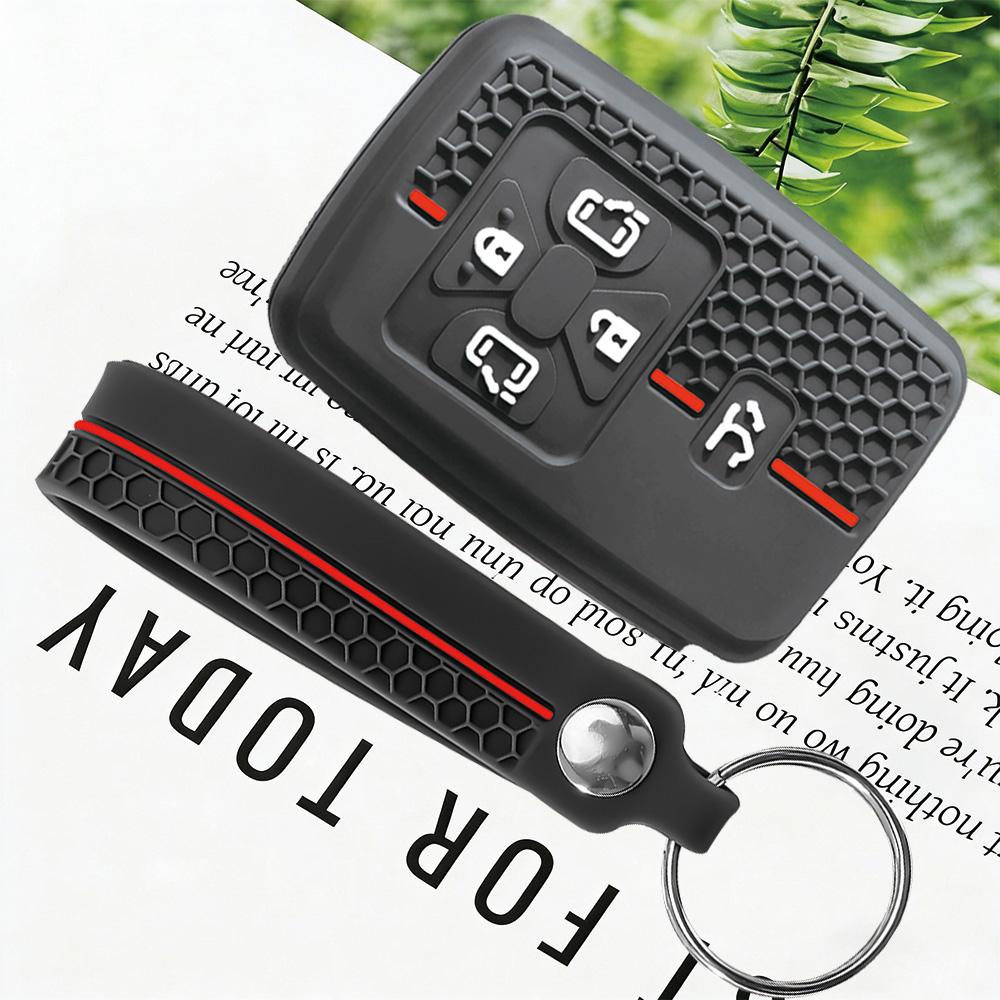Premium Silicone Car Key Case Cover With Keychain-For Toyota RAV4 2008 Premio Auris Rukus Vanguard Estima Alphard Vellfire
Premium Silicone Car Key Case Cover With Keychain-For Toyota RAV4 2008 Premio Auris Rukus Vanguard Estima Alphard Vellfire