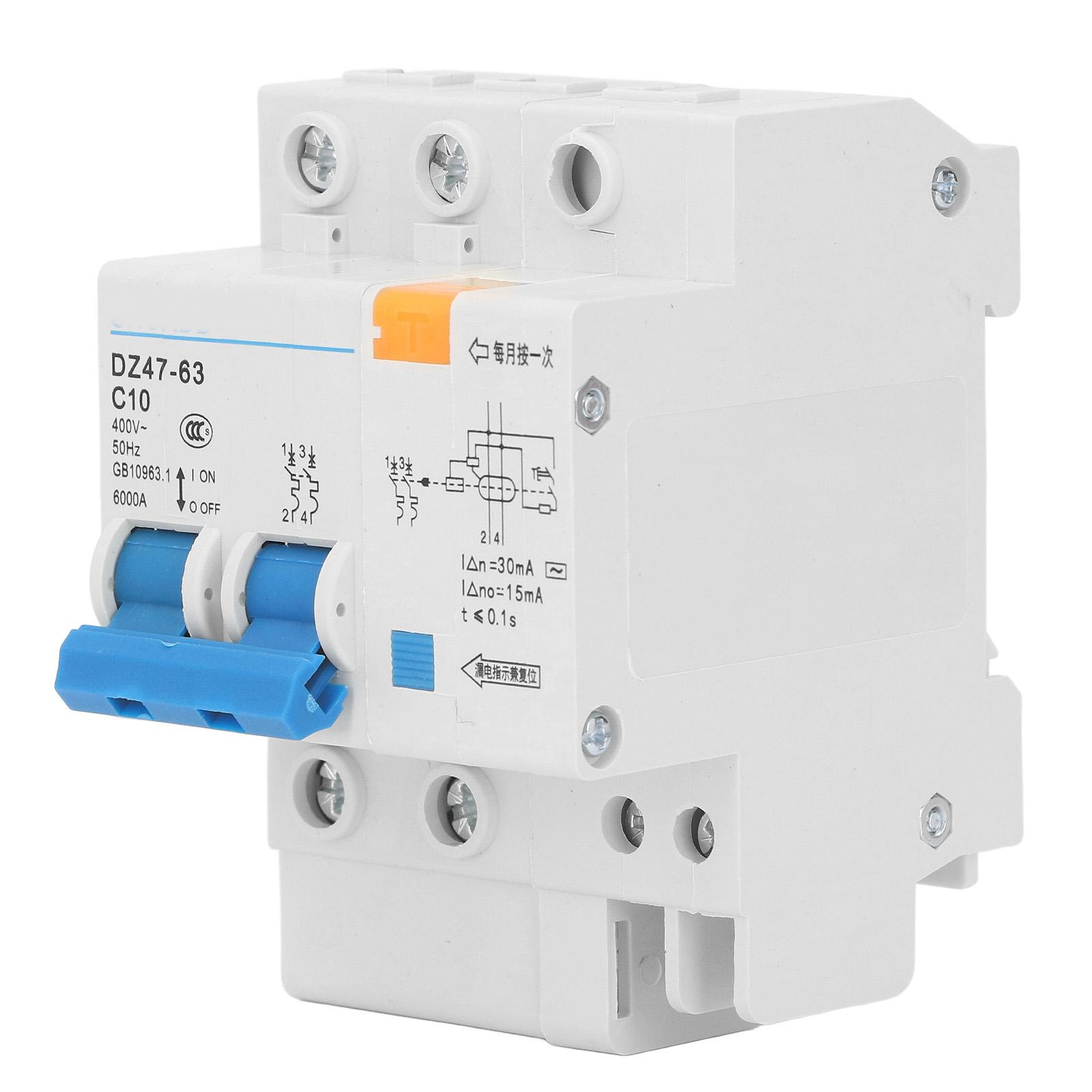 Miniature Circuit Breaker 2P 10A DIN Rail Mount Circuit Breaker Current Protection Device for Building 400V
Miniature Circuit Breaker 2P 10A DIN Rail Mount Circuit Breaker Current Protection Device for Building 400V