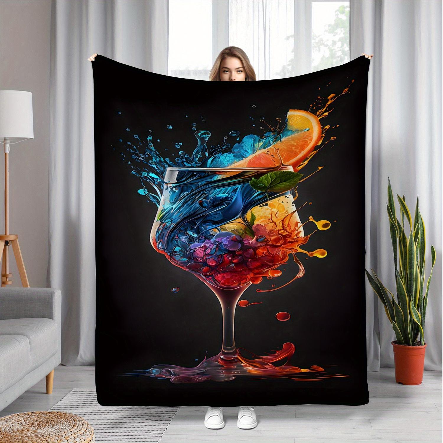 Fruitcolored wine glasses Flannel printed blanket suitable for all seasons suitable for living room office sofa and travel 75x100cm
Fruitcolored wine glasses Flannel printed blanket suitable for all seasons suitable for living room office sofa and travel 75x100cm