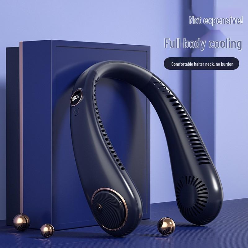 USB Rechargeable Silent Hanging Neck Fan: Digital Display, Portable, 5-Speed, Ultra-Quiet Soft Rubber Turbine 200*160*60
USB Rechargeable Silent Hanging Neck Fan: Digital Display, Portable, 5-Speed, Ultra-Quiet Soft Rubber Turbine 200*160*60