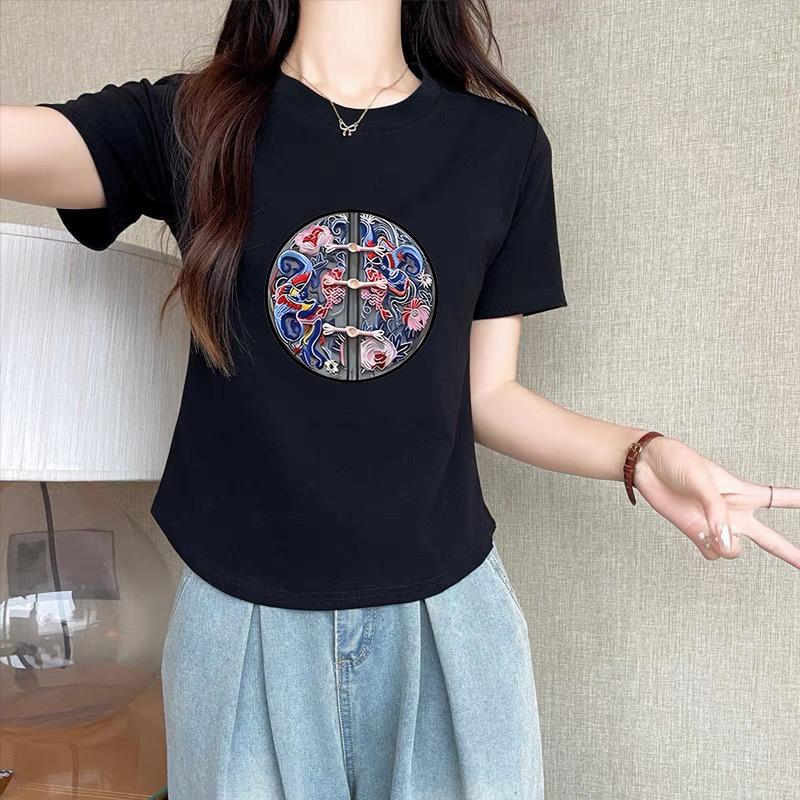 Burgundy shoulder round neck short-sleeved t-shirt women s new loose cotton foreign-style t-shirt half-sleeved top in summer 2025 M
Burgundy shoulder round neck short-sleeved t-shirt women s new loose cotton foreign-style t-shirt half-sleeved top in summer 2025 M