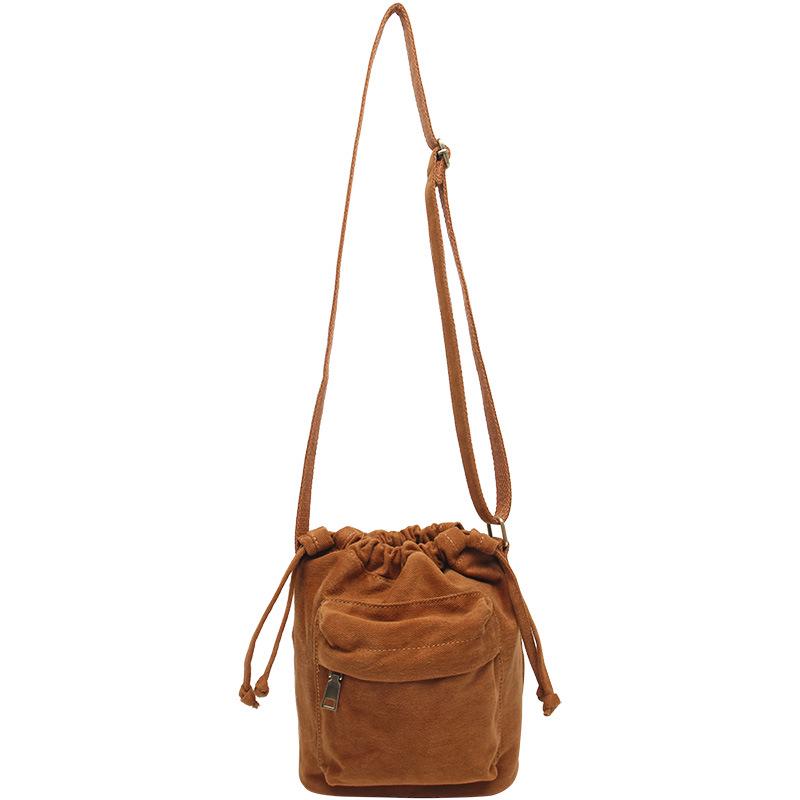 Literary And Retro Canvas Bag Women S Cotton Solid Color Crossbody Small Bag Drawstring Bundle Bucket Bag коричневый
Literary And Retro Canvas Bag Women S Cotton Solid Color Crossbody Small Bag Drawstring Bundle Bucket Bag коричневый