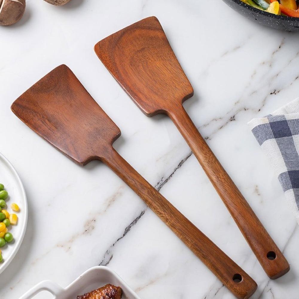 Solid Wood Cooking Spatula Non Stick Pan Wood Long-handled Shovels Anti-scalding Durable Stir Fry Spatula Breakfast
Solid Wood Cooking Spatula Non Stick Pan Wood Long-handled Shovels Anti-scalding Durable Stir Fry Spatula Breakfast