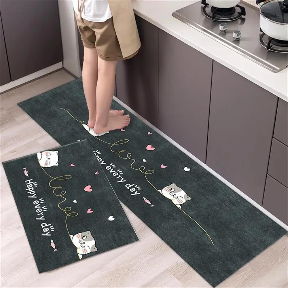 Kitchen Carpet Mats for Floor Bedroom Living Room Long Strip Rug Hallway Soft Washable Carpet Anti Slip Bathroom Entrance Mat 40cmx60cm 1pc
Kitchen Carpet Mats for Floor Bedroom Living Room Long Strip Rug Hallway Soft Washable Carpet Anti Slip Bathroom Entrance Mat 40cmx60cm 1pc