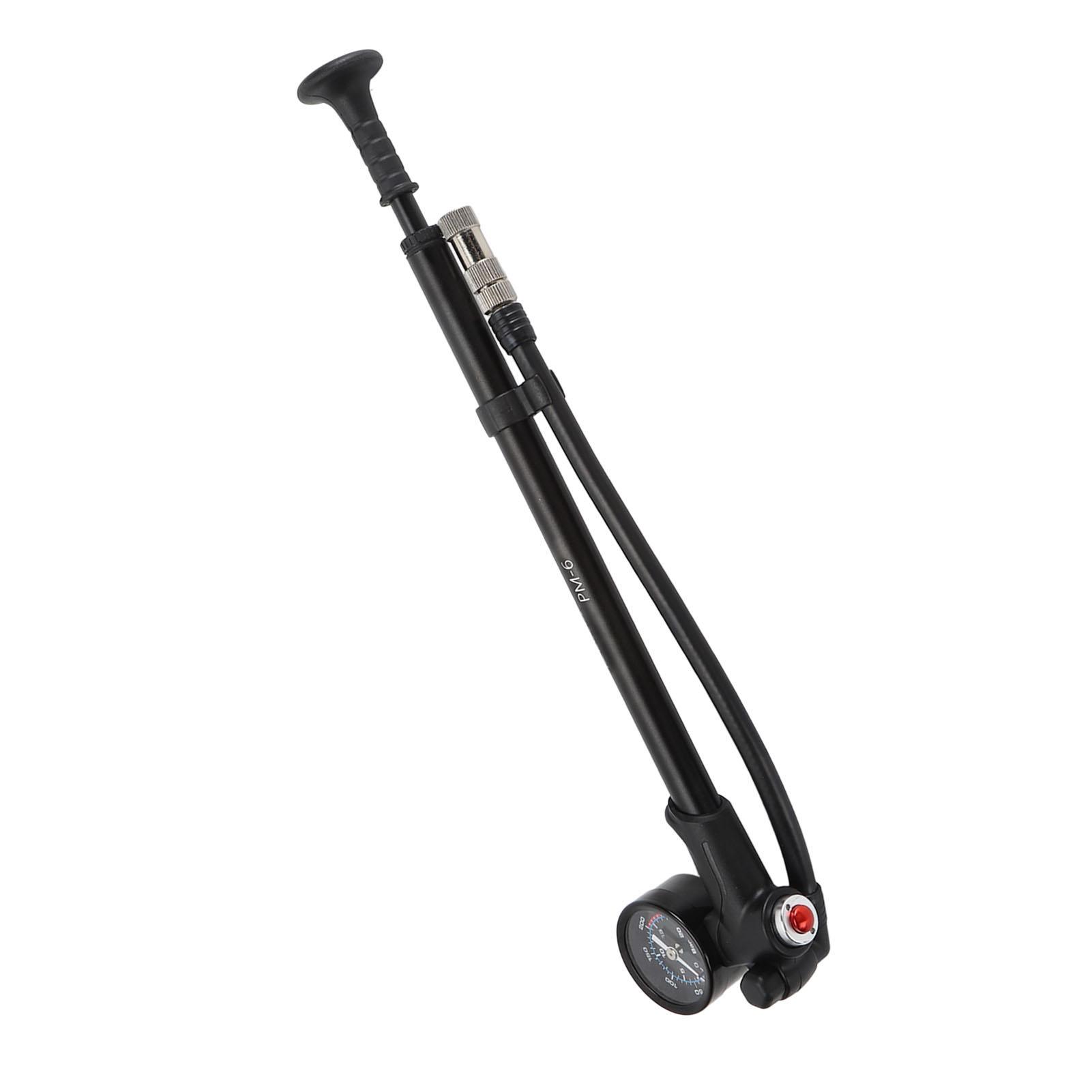 Bicycle Pump 300PSI High Pressure Air Bike Pump Inflator Multifunctional Portable Shock Absorber Bike Tire Pump with Gauge
Bicycle Pump 300PSI High Pressure Air Bike Pump Inflator Multifunctional Portable Shock Absorber Bike Tire Pump with Gauge