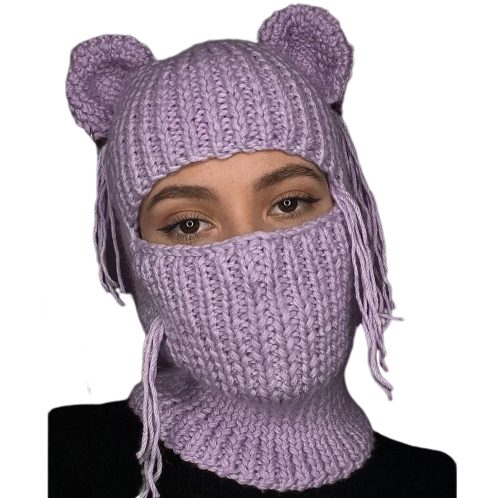 Взрослая балаклава нескольких цветов, эластичная, ветрозащитная, для защиты шеи, шапка с милым декором в виде медвежьих ушек, зимняя шапка для велоспорта, катания на лыжах 7
Взрослая балаклава нескольких цветов, эластичная, ветрозащитная, для защиты шеи, шапка с милым декором в виде медвежьих ушек, зимняя шапка для велоспорта, катания на лыжах 7