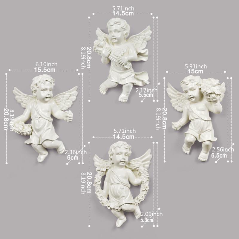 4pcs Creative Resin Angel Ofing Wall To Hang Background Wall Decoration European Home Decoration Ivory 4pcs a set слонова кістка
4pcs Creative Resin Angel Ofing Wall To Hang Background Wall Decoration European Home Decoration Ivory 4pcs a set слонова кістка
