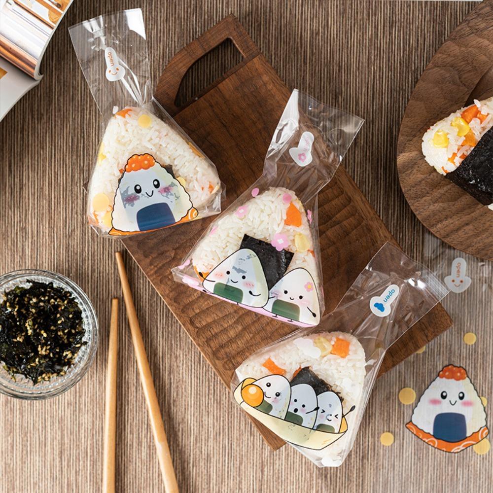 100Pcs Disposable Rice Ball Wrapper Cartoon Pattern Sushi Bag Triangle Rice Ball Packing Bag Kids Panda
100Pcs Disposable Rice Ball Wrapper Cartoon Pattern Sushi Bag Triangle Rice Ball Packing Bag Kids Panda