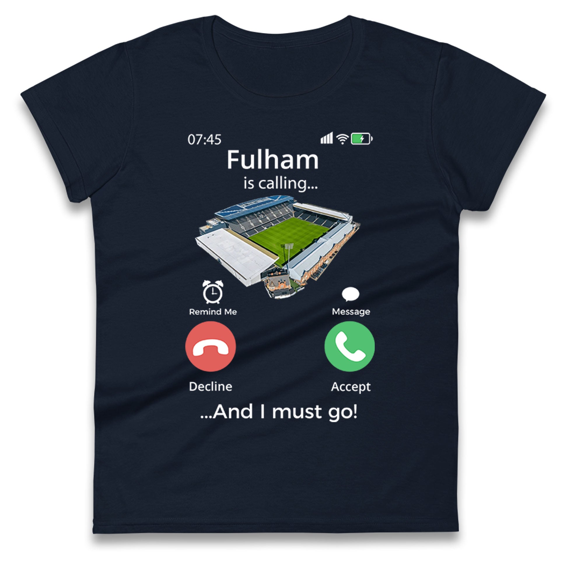 Fulham Football Womens T Shirt Mens Tops Tees Unisex Fulham Is Calling Top S
Fulham Football Womens T Shirt Mens Tops Tees Unisex Fulham Is Calling Top S