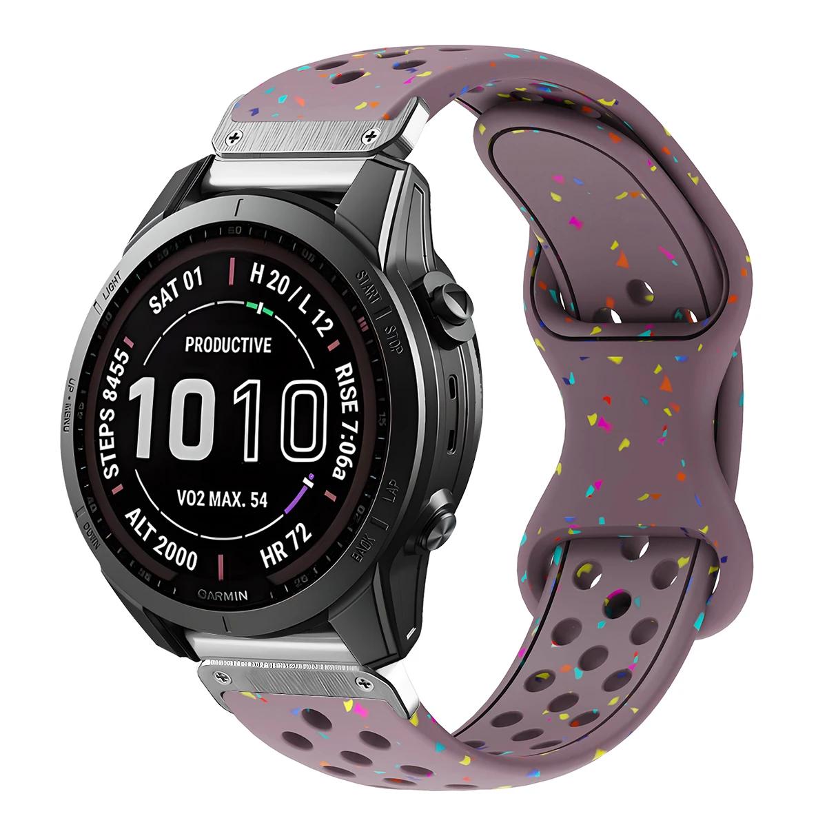 26mm 22mm Silicone Strap For Garmin Fenix 8 E 7 7X 6X Pro 5XPlus Epix Pro Gen 2 47mm 51mm/Enduro 3 QuickFit Watchband Bracelet QuickFit 22mm Width
26mm 22mm Silicone Strap For Garmin Fenix 8 E 7 7X 6X Pro 5XPlus Epix Pro Gen 2 47mm 51mm/Enduro 3 QuickFit Watchband Bracelet QuickFit 22mm Width
