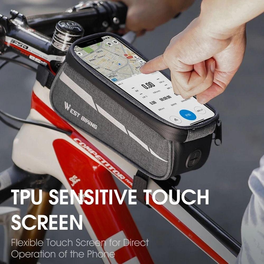 Handlebar Pouch Cycling Bag Bike Frame Bag Bicycle Bags Phone Screen Case Bicycle Mobile Phone Bag
Handlebar Pouch Cycling Bag Bike Frame Bag Bicycle Bags Phone Screen Case Bicycle Mobile Phone Bag