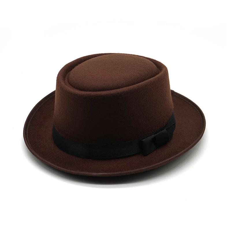 Vintage British Style Bowler Hat with Black Ribbon Textured Solid Color Classic Derby Cap for Men Women Formal Casual Party Wear L (56-58cm) кавовий
Vintage British Style Bowler Hat with Black Ribbon Textured Solid Color Classic Derby Cap for Men Women Formal Casual Party Wear L (56-58cm) кавовий