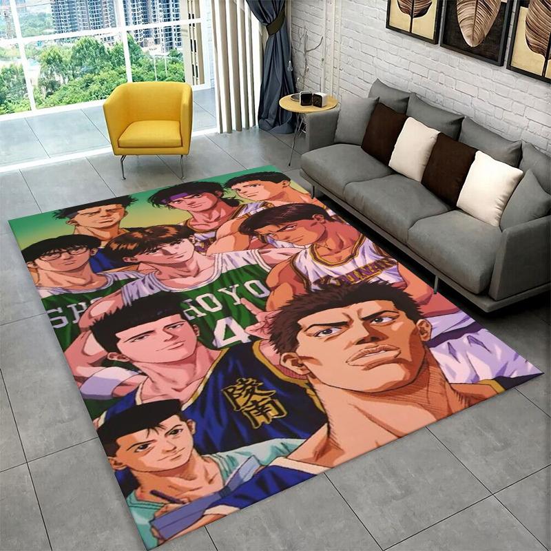 Retro Slam Dunk Basketball Anime Cartoon Carpet Rug for Bedroom Living Room Sofa Playroom Doormat Home Decor,Area Rug Non-slip 40x60cm
Retro Slam Dunk Basketball Anime Cartoon Carpet Rug for Bedroom Living Room Sofa Playroom Doormat Home Decor,Area Rug Non-slip 40x60cm