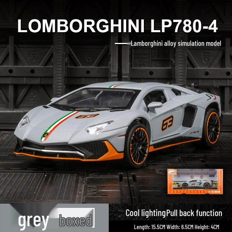 Jianyuan 3239A Alloy Lambo LP780-4 Racing Car Model with Sound & Light серый
Jianyuan 3239A Alloy Lambo LP780-4 Racing Car Model with Sound & Light серый