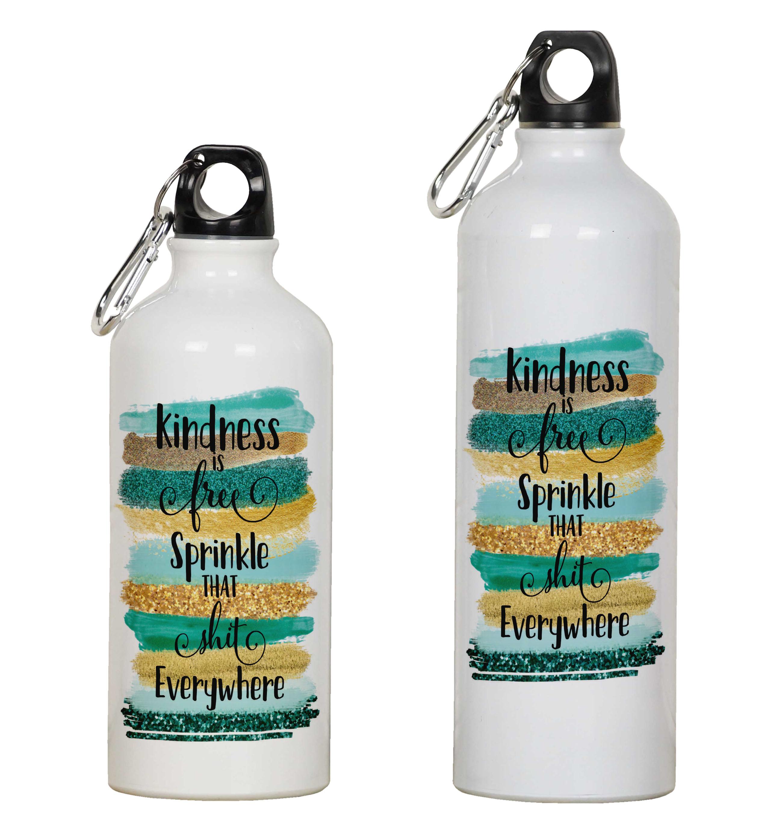 Printtoo Good Vibes Only Print Aluminium Sports Water Bottle With Carabiner Clip 750ml/25.3oz білий
Printtoo Good Vibes Only Print Aluminium Sports Water Bottle With Carabiner Clip 750ml/25.3oz білий