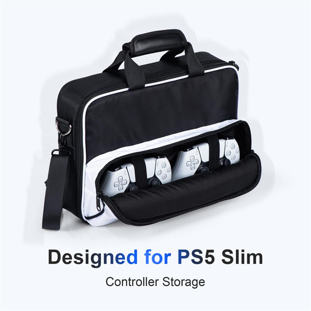 Carrying Bag Professional Safe Storage Cases Dustproof Shockproof Travel Crossbody Bag Compatible For PS5 Slim Gaming Console 1137903#0
Carrying Bag Professional Safe Storage Cases Dustproof Shockproof Travel Crossbody Bag Compatible For PS5 Slim Gaming Console 1137903#0