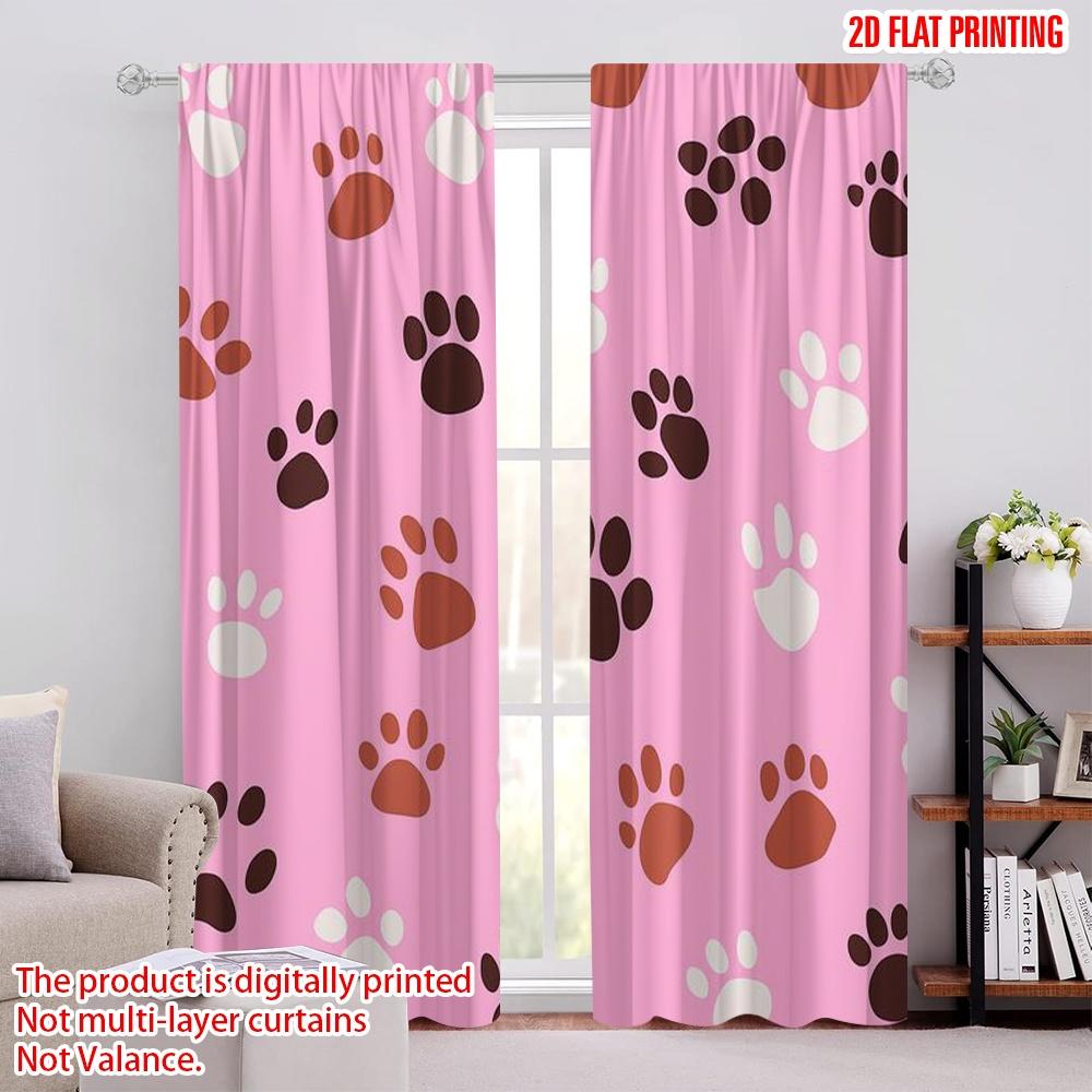 2pcs,2D plane printing Creative Curtains Paws Parade Versatile Durable Polyester (without rod) Room Decor Ldeal for Bedroom 52.50 × 116.00 cm 2 pcs
2pcs,2D plane printing Creative Curtains Paws Parade Versatile Durable Polyester (without rod) Room Decor Ldeal for Bedroom 52.50 × 116.00 cm 2 pcs