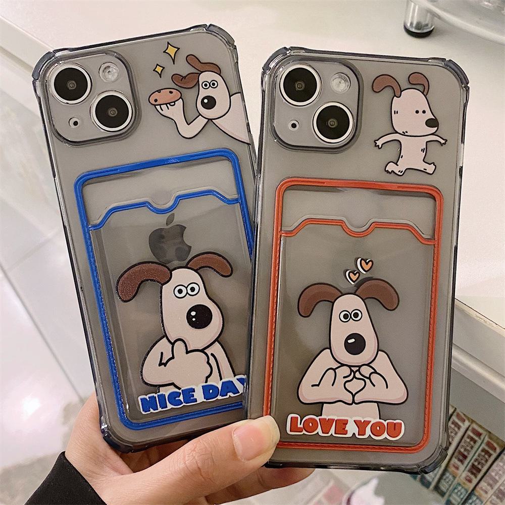 Gray Transparent Cartoon Dog Insertable Phone Case for Apple 13/14, iPhone 11/12, XR, XS Max - Female Design iPhone15 красный
Gray Transparent Cartoon Dog Insertable Phone Case for Apple 13/14, iPhone 11/12, XR, XS Max - Female Design iPhone15 красный