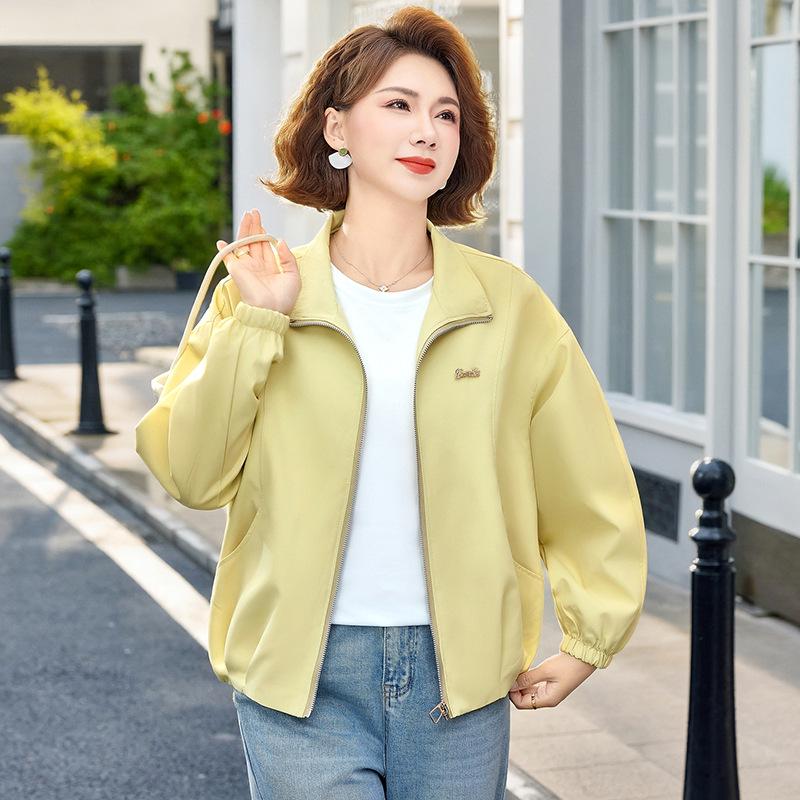 Mom s Casual Zipper Jacket for Women 2026: Spring/Autumn Loose Fit for Middle-Aged & Elderly 5XL suitable for 145-155 jin жовтий
Mom s Casual Zipper Jacket for Women 2026: Spring/Autumn Loose Fit for Middle-Aged & Elderly 5XL suitable for 145-155 jin жовтий