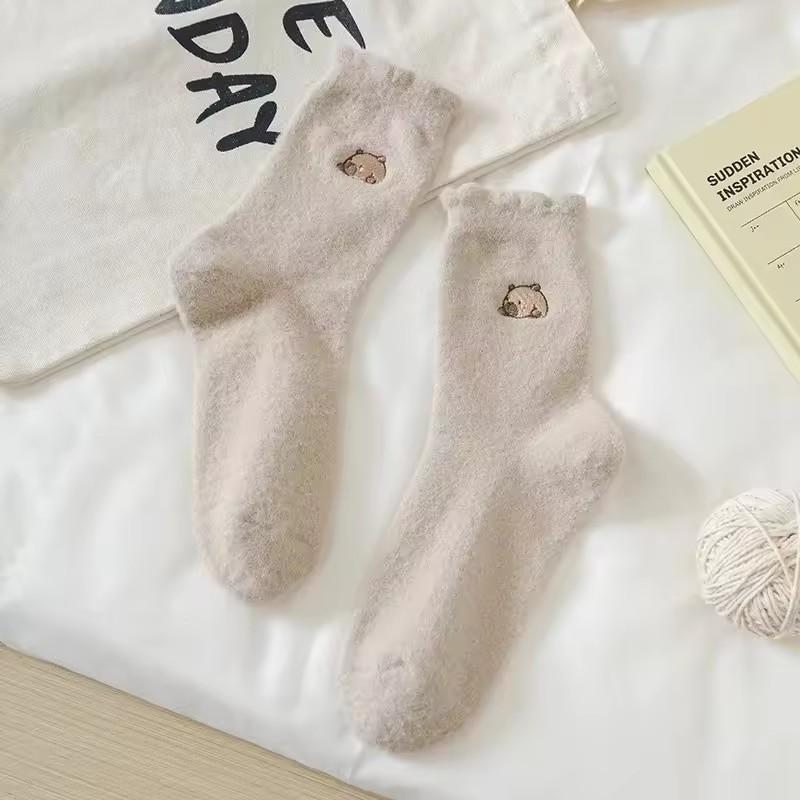 Cute Carpeta Socks Women s Mid-Calf Fleece-Lined Thickened Warm Home Floor Socks Sleep Long Socks Winter One Size
Cute Carpeta Socks Women s Mid-Calf Fleece-Lined Thickened Warm Home Floor Socks Sleep Long Socks Winter One Size