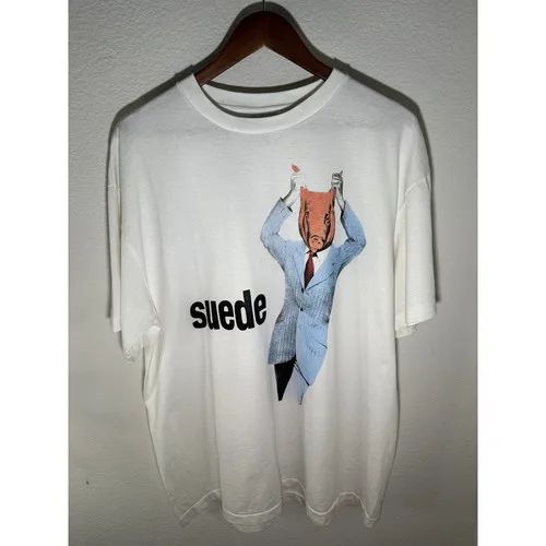90s Rock Band Punk Top Vintage SUEDE Shirt L Rock Band Music Tee T Shirts Oversized Print Cotton T Shirt Casual Shirts Unisex S
90s Rock Band Punk Top Vintage SUEDE Shirt L Rock Band Music Tee T Shirts Oversized Print Cotton T Shirt Casual Shirts Unisex S