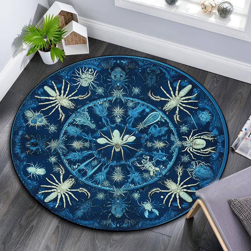 Spider Round Area Rug,Carpet Rug for Living Room Bedroom Sofa Playroom Decor,Non-slip Floor Mat 80cmx80cm
Spider Round Area Rug,Carpet Rug for Living Room Bedroom Sofa Playroom Decor,Non-slip Floor Mat 80cmx80cm