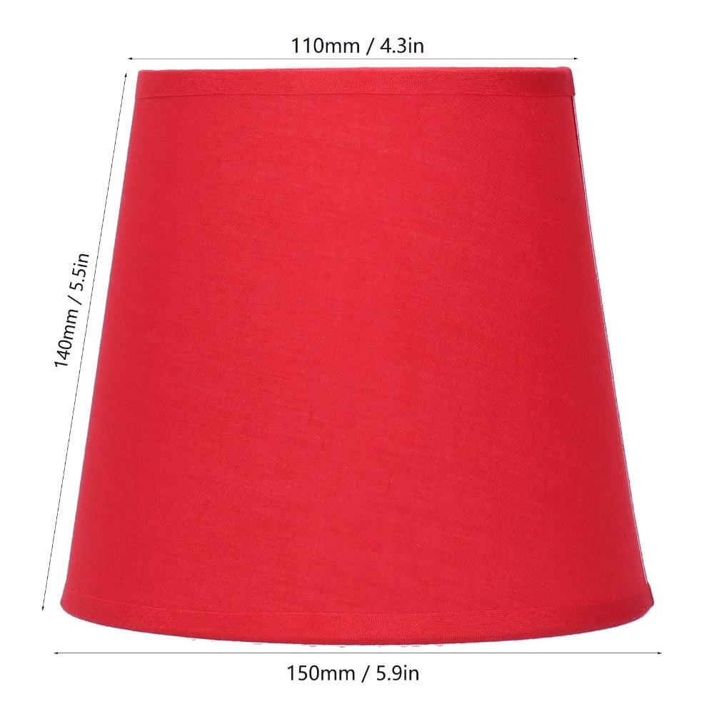 6PCS Clip On Fabric Lamp Shade Fabric Lampshade Decorative Light Fixture Home Decoration червоний
6PCS Clip On Fabric Lamp Shade Fabric Lampshade Decorative Light Fixture Home Decoration червоний