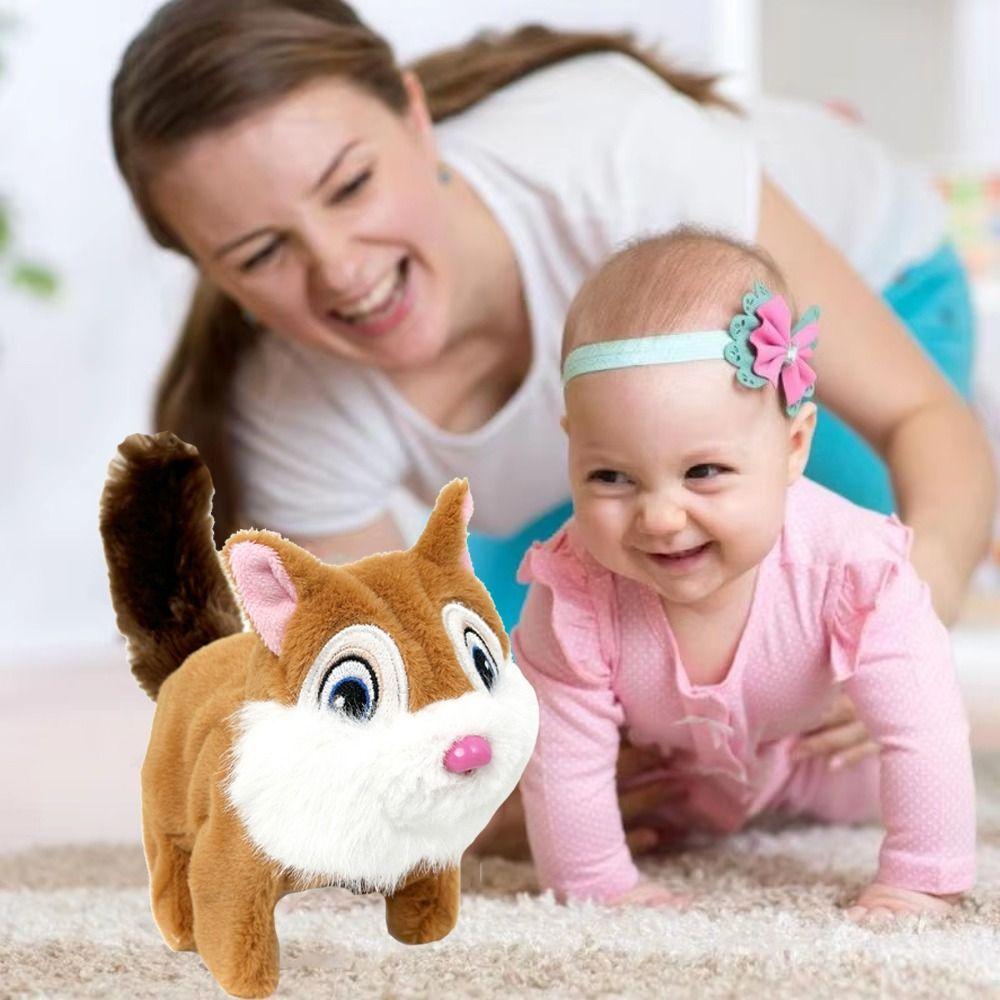 Plush Toy Simulation Squirrel Moving Toy Animated Squirrel Walking Toy Christmas Toys Gift хакі
Plush Toy Simulation Squirrel Moving Toy Animated Squirrel Walking Toy Christmas Toys Gift хакі