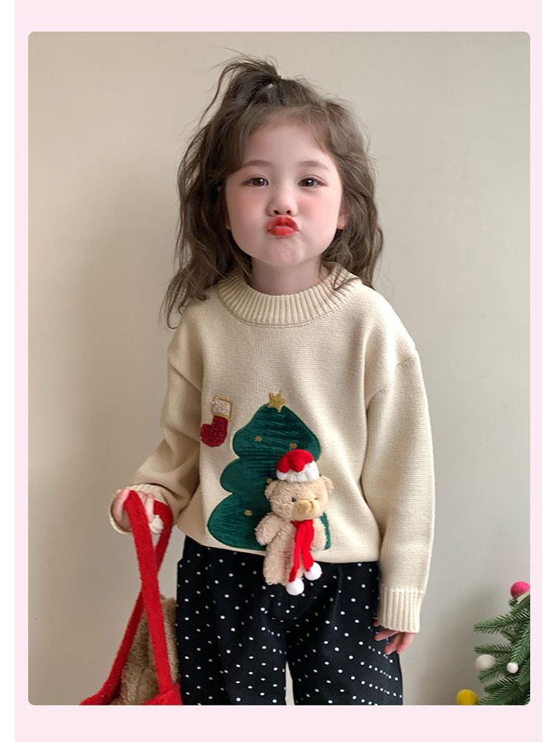 Children s Cartoon Wool Sweater - New Year, Autumn/Winter Base Layer for Girls 130 cm бежевий
Children s Cartoon Wool Sweater - New Year, Autumn/Winter Base Layer for Girls 130 cm бежевий