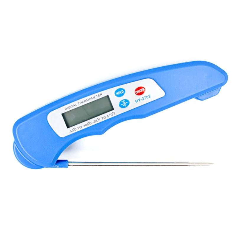 Realtime Read Digital Foldable Thermometers For Cooking Baking Oil Liquid Food Temperature Measurement With Long Probe синій
Realtime Read Digital Foldable Thermometers For Cooking Baking Oil Liquid Food Temperature Measurement With Long Probe синій
