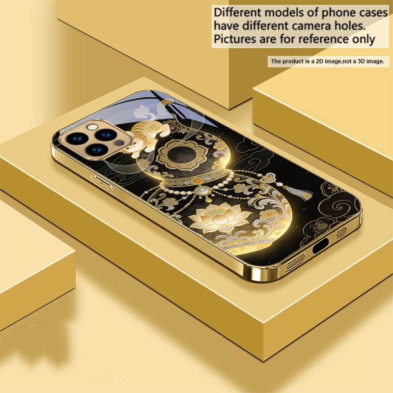 Golden Lion Calabash For IPhone 17Pro Max 16 17 Pro oMax 15 Pro 14 13 Plus 12Mini 11ProMax XR 16E Air Golden glass phone case iPhone Air
Golden Lion Calabash For IPhone 17Pro Max 16 17 Pro oMax 15 Pro 14 13 Plus 12Mini 11ProMax XR 16E Air Golden glass phone case iPhone Air