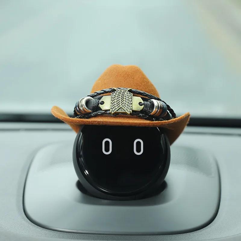 For NIO Nomi Hat Robot Es67et57 Decorative Car Center Console Ornament Western Cowboy Hat Cute Car Accessories Decoration
For NIO Nomi Hat Robot Es67et57 Decorative Car Center Console Ornament Western Cowboy Hat Cute Car Accessories Decoration