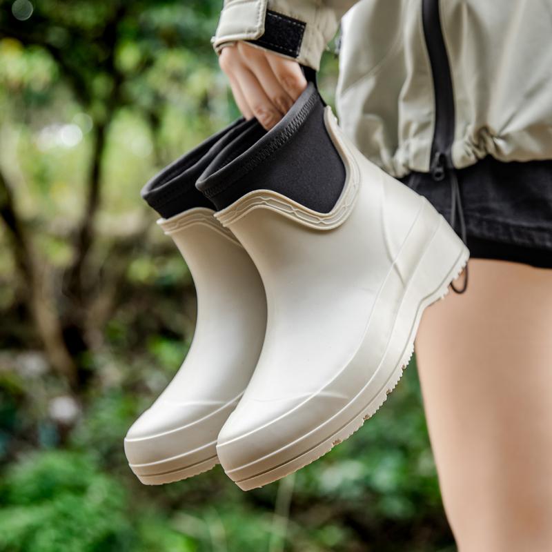 Женские взрослые водонепроницаемые ботинки: Стильная дождевая обувь для ношения на улице, резиновая обувь, водонепроницаемые галоши, короткие резиновые сапоги 36 серый
Женские взрослые водонепроницаемые ботинки: Стильная дождевая обувь для ношения на улице, резиновая обувь, водонепроницаемые галоши, короткие резиновые сапоги 36 серый
