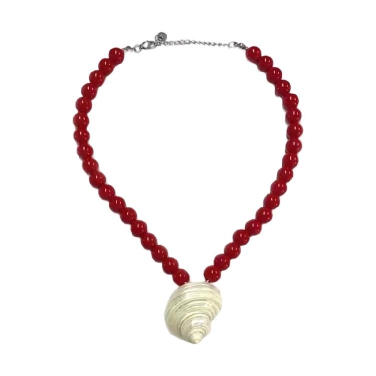 Shell Necklace with Glass Beads/Adjustable Rope Detail Versatile Jewelry Gift for Her Stylish Pendant Neckchain
Shell Necklace with Glass Beads/Adjustable Rope Detail Versatile Jewelry Gift for Her Stylish Pendant Neckchain