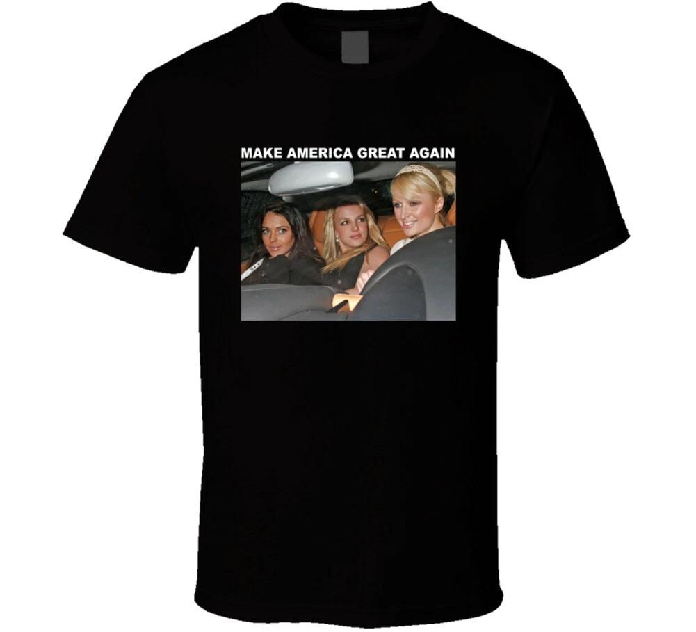 Make America Great Again Lindsey Paris Britney 100% Cotton T-shirt Mens Womens Tees Top M
Make America Great Again Lindsey Paris Britney 100% Cotton T-shirt Mens Womens Tees Top M