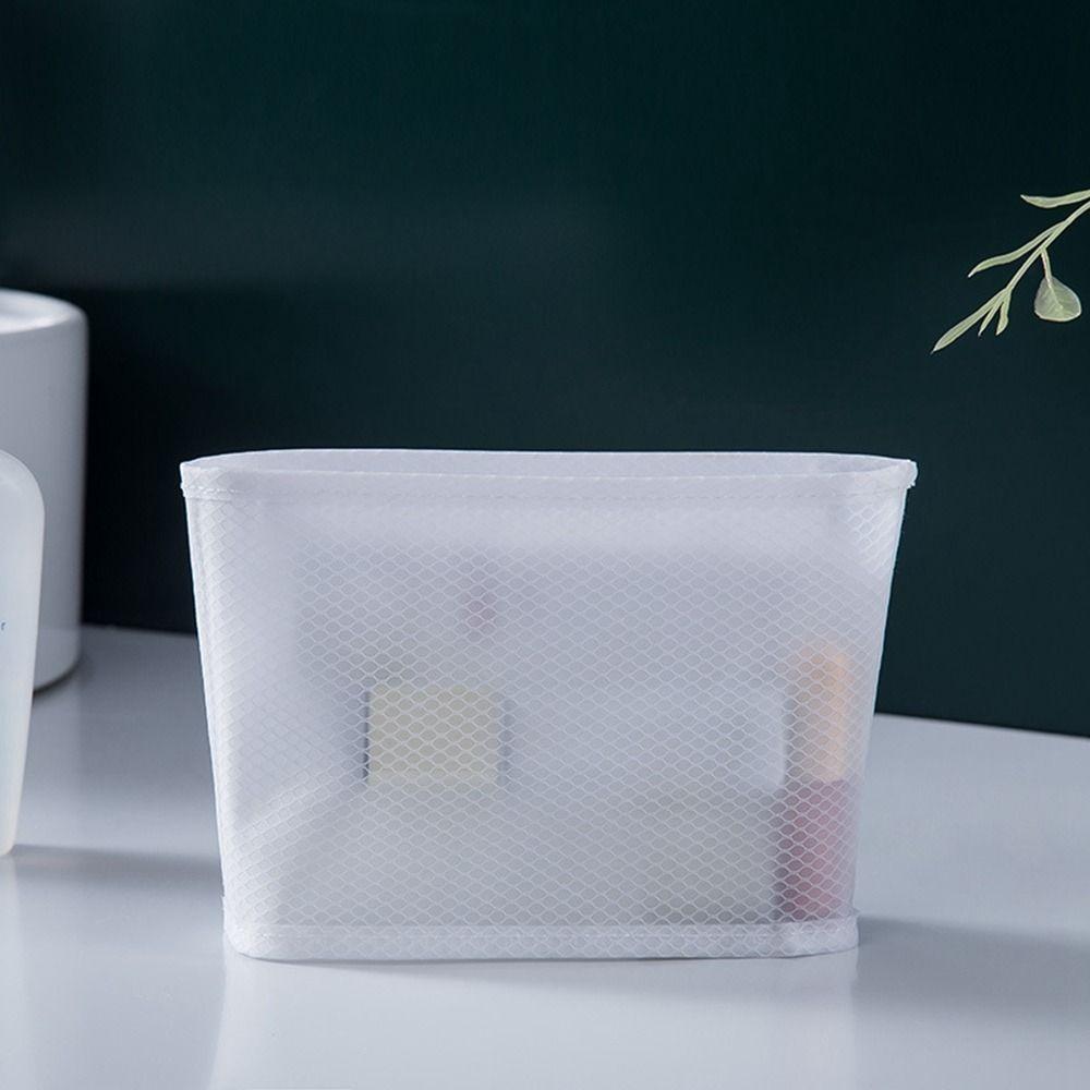 EVA Mesh Cloth Wash Pouch White Travel Organizer Cosmetic Cases Makeup Bags Mesh Cosmetic Bag Combination Storage Toiletry Bag
EVA Mesh Cloth Wash Pouch White Travel Organizer Cosmetic Cases Makeup Bags Mesh Cosmetic Bag Combination Storage Toiletry Bag