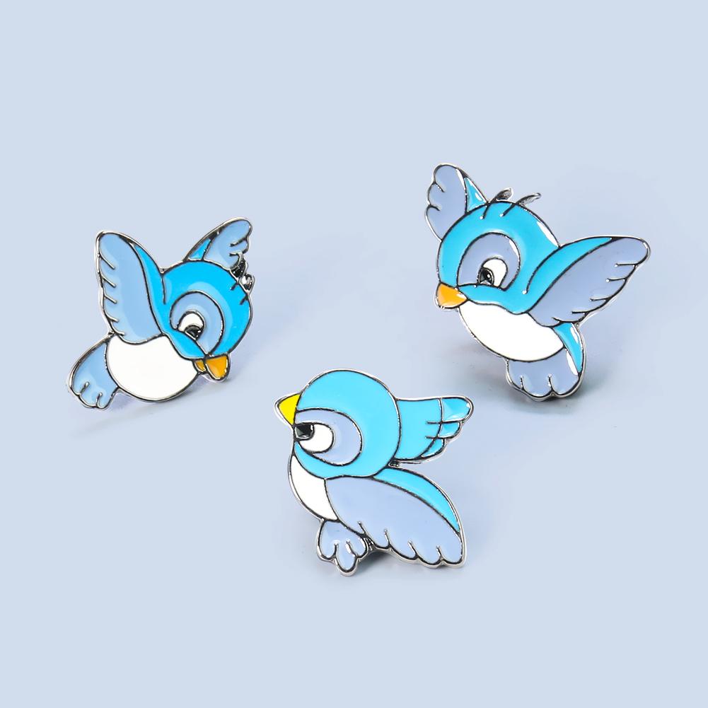 3pcs/set Blue Bird Pin Cartoon Animal Enamel Brooch Denim Jacket Bag Shirt Badge Clothing Decoration Accessories
3pcs/set Blue Bird Pin Cartoon Animal Enamel Brooch Denim Jacket Bag Shirt Badge Clothing Decoration Accessories