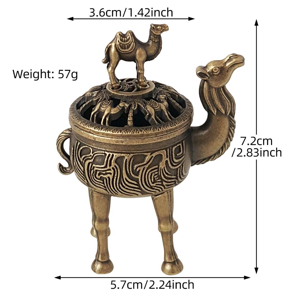 Four Legged Stick Holder Hollow Out Sandalwood Censer Vintage Camel Incense Burner Home Decoration Style A
Four Legged Stick Holder Hollow Out Sandalwood Censer Vintage Camel Incense Burner Home Decoration Style A