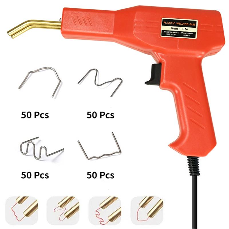Plastic Welder Welding Machine Car Bumper Soldering Gun 4 Types Staples for Bumper/Kayak/Plastic Product Repairs 220V
Plastic Welder Welding Machine Car Bumper Soldering Gun 4 Types Staples for Bumper/Kayak/Plastic Product Repairs 220V
