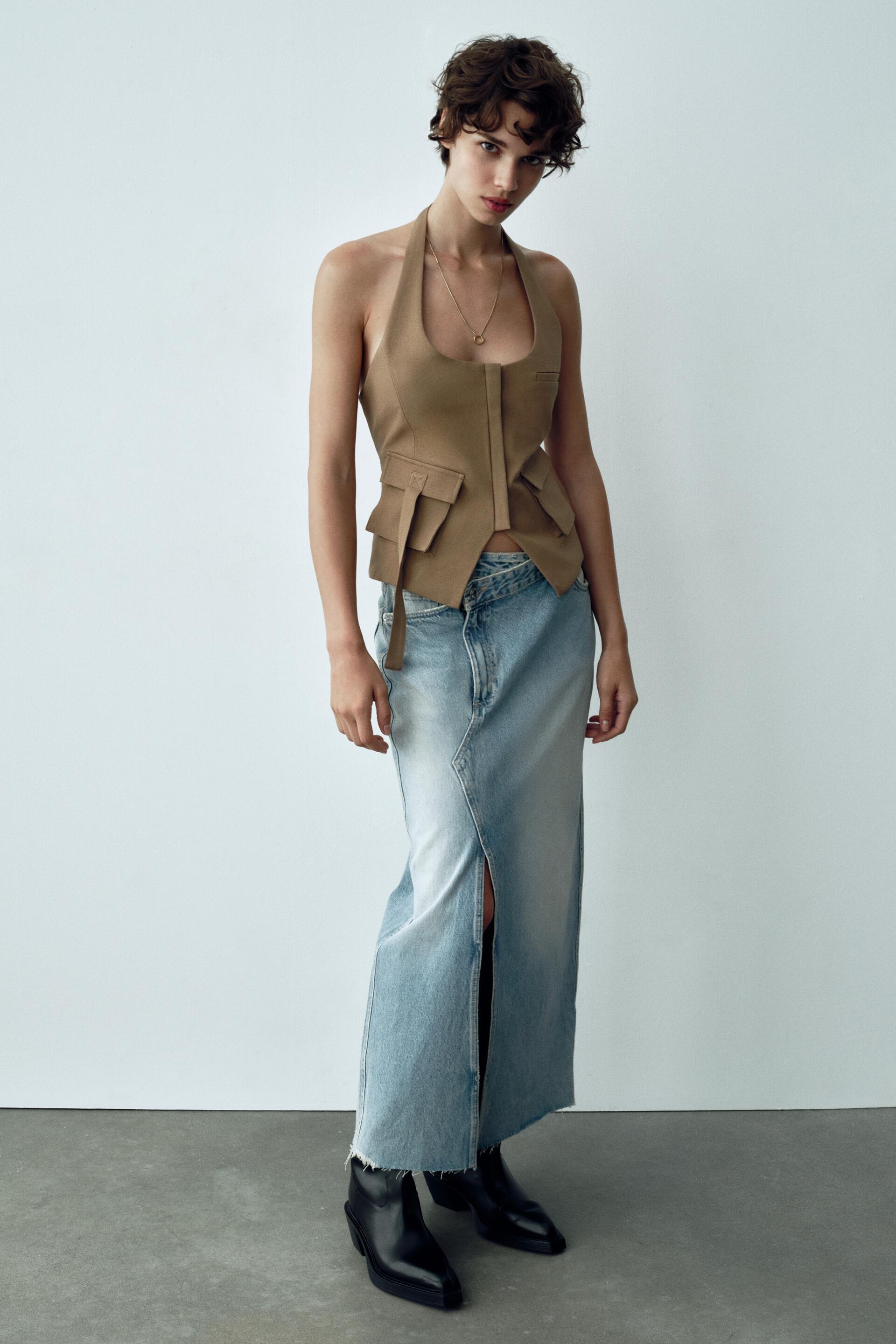 ДЛИННАЯ ДЖИНСОВАЯ ЮБКА TRF
ДЛИННАЯ ДЖИНСОВАЯ ЮБКА TRF