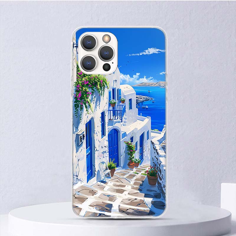 Greece In Summer Santorini Soft Case For iPhone 16 17 Air 16E 15 Plus 11 12 13 Mini 14 Pro Max Phone Cover Apple 7 8 SE Coque Fu iPhone 16
Greece In Summer Santorini Soft Case For iPhone 16 17 Air 16E 15 Plus 11 12 13 Mini 14 Pro Max Phone Cover Apple 7 8 SE Coque Fu iPhone 16