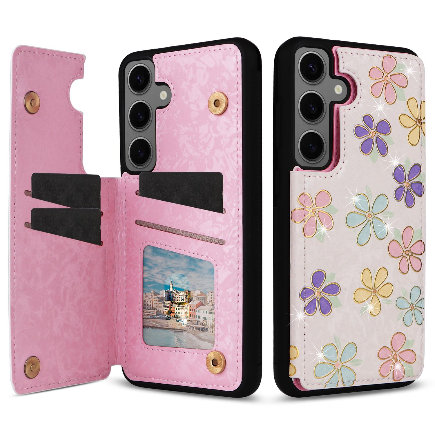 For Samsung Galaxy S25 Case Flower Leather+TPU RFID Blocking Phone Cover Card Slots C
For Samsung Galaxy S25 Case Flower Leather+TPU RFID Blocking Phone Cover Card Slots C