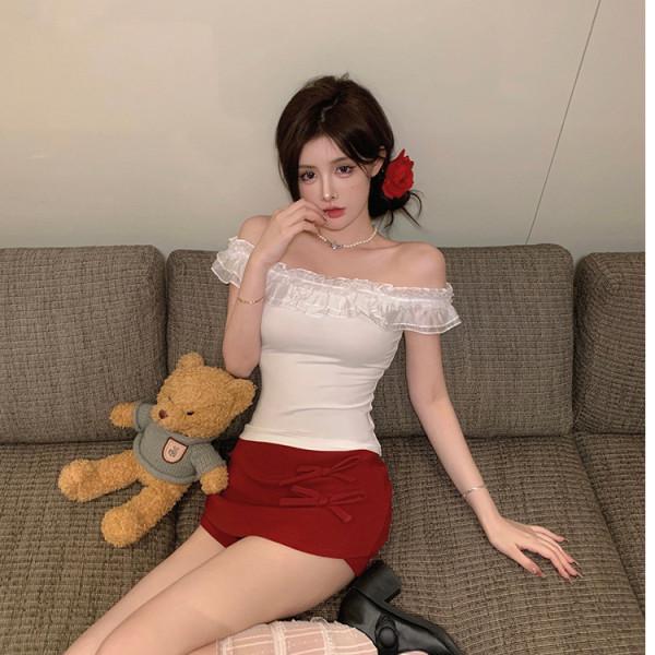 2025 Летняя Сладкая и Острая Футболка на Одно Плечо Приталенного Кроя с Бантом One Size (up to 125 jin) белый
2025 Летняя Сладкая и Острая Футболка на Одно Плечо Приталенного Кроя с Бантом One Size (up to 125 jin) белый