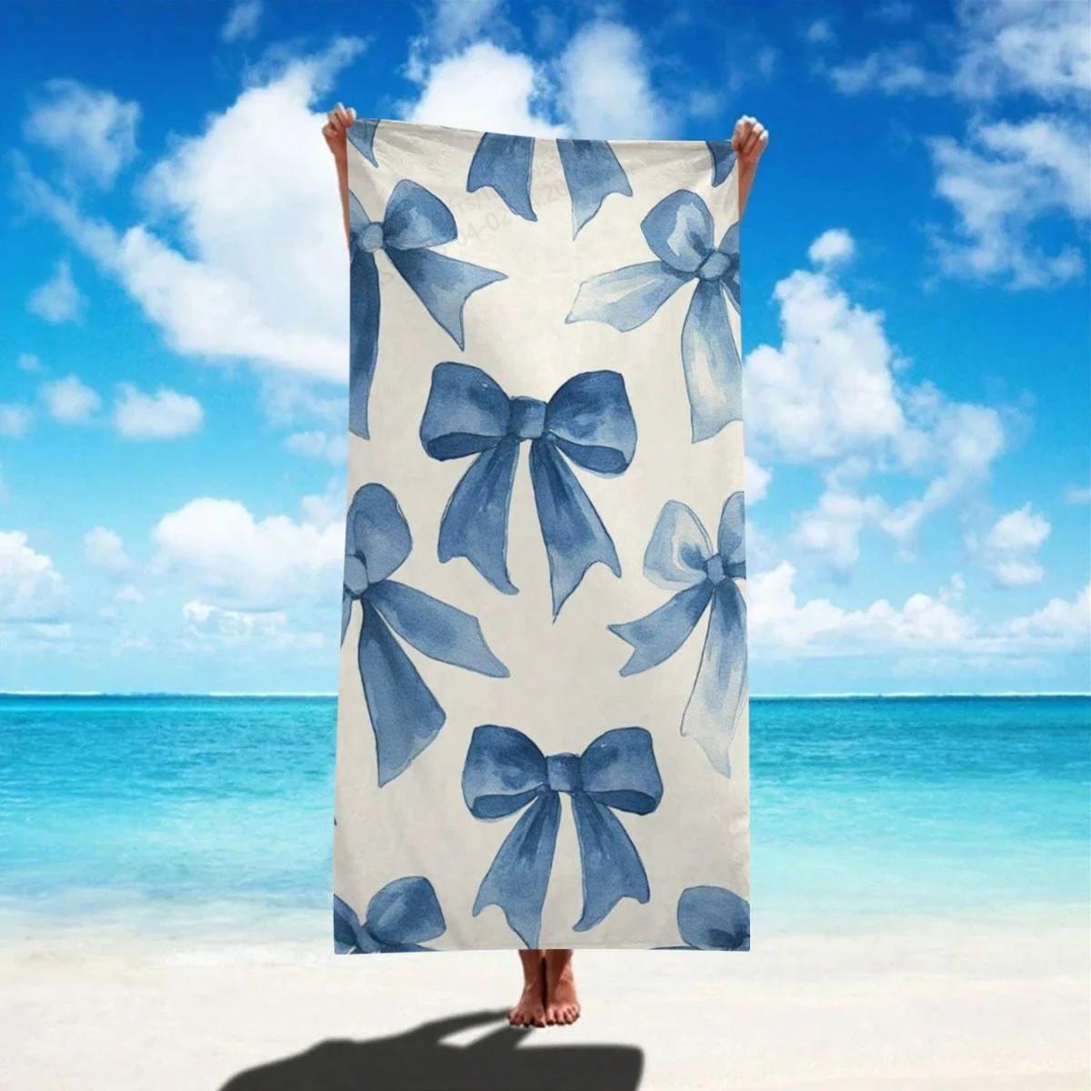 Ins Princess Beach Towels Blue Bow Towel For Girls Women Swimming Pool Gifts Quick-Drying Bath Towels W30*H60(CM)
Ins Princess Beach Towels Blue Bow Towel For Girls Women Swimming Pool Gifts Quick-Drying Bath Towels W30*H60(CM)